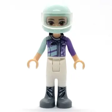 Emma - Lavender/White Race Suit