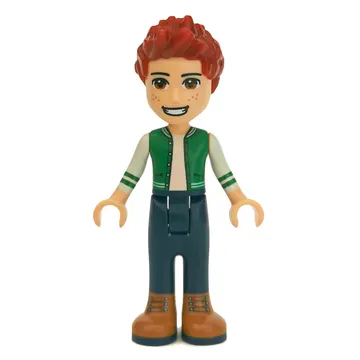 Daniel - Green Jacket, Dark Blue Trousers