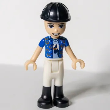 Zack - Dark Blue Jacket, White Trousers, Black Cap