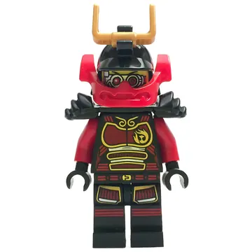 Samurai X / Nya in Black Outfit with Armor