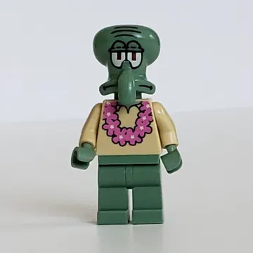 Squidward Tentacles with Lei