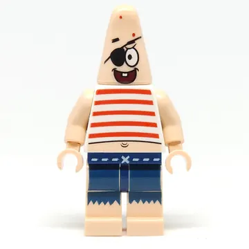 Patrick Star in Pirate Outfit