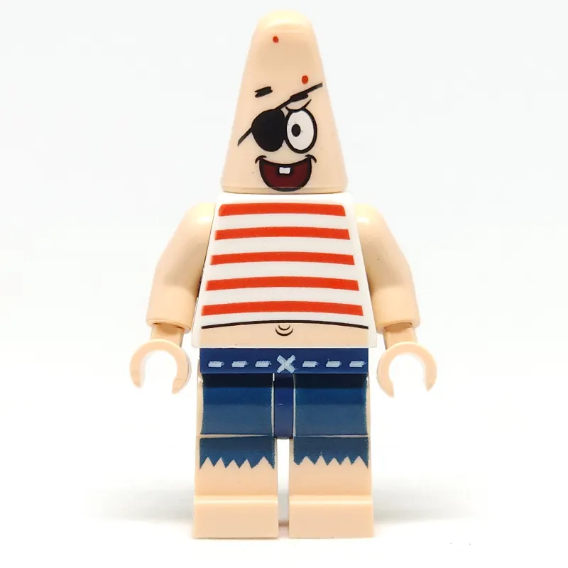 Patrick Star in Pirate Outfit