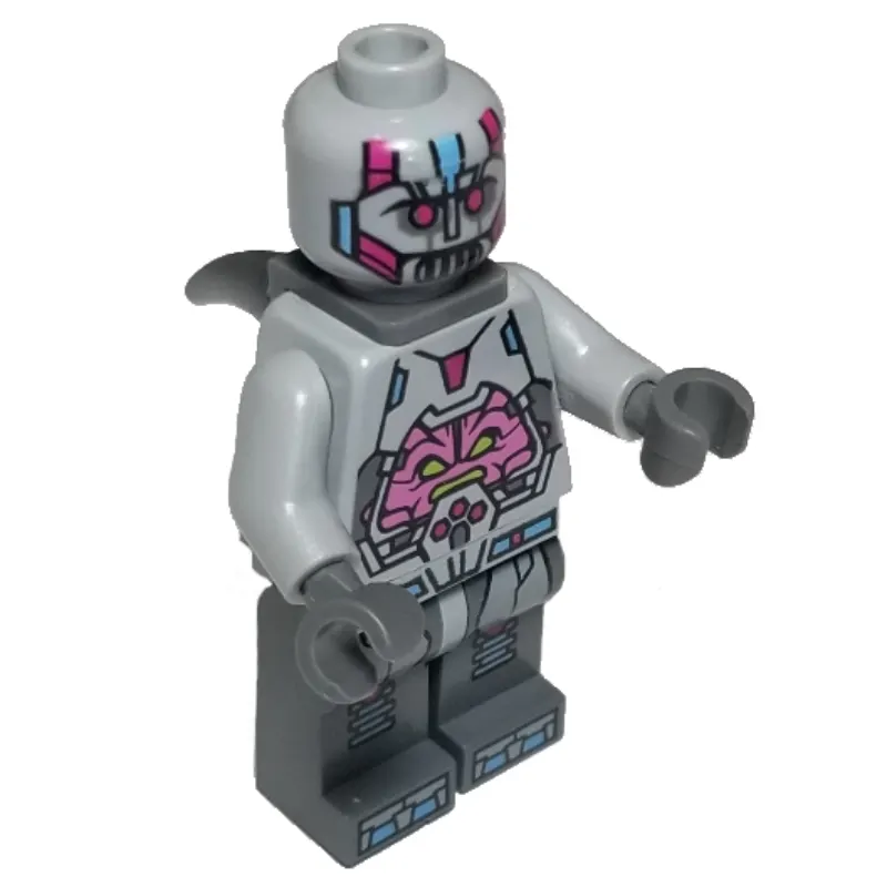 The Kraang with Light Bluish Gray Armor and Neck Bracket with Horn
