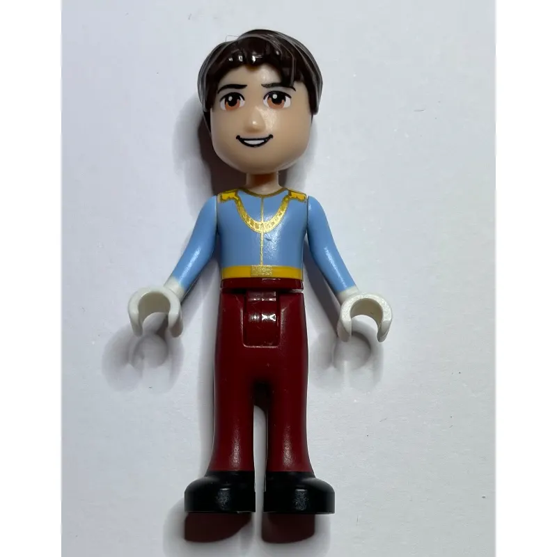 Prince Charming - Light Blue Shirt, Dark Red Trousers