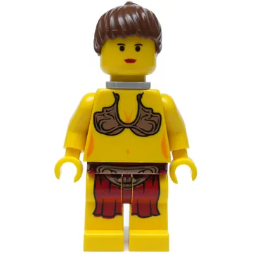 Princess Leia, Slave Outfit, Yellow Skin, Neck Bracket