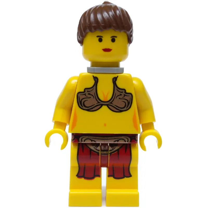 Princess Leia, Slave Outfit, Yellow Skin, Neck Bracket