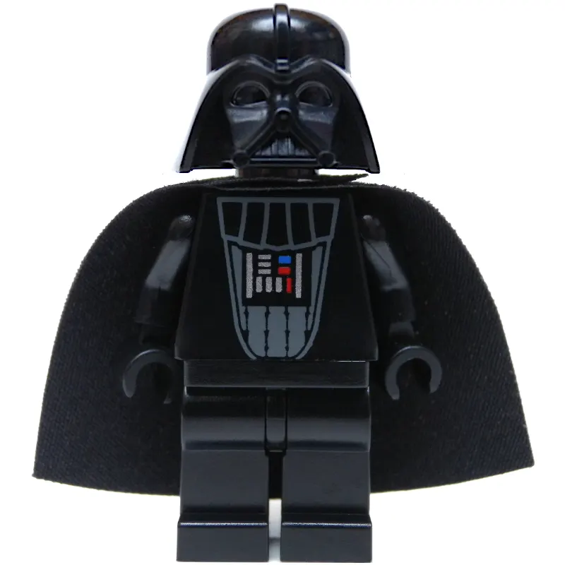 Darth Vader, Light Bluish Gray Skin, Scarred Right Cheek, No Eyebrows