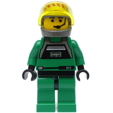 Rebel Pilot A-wing, Green Uniform, Yellow Skin