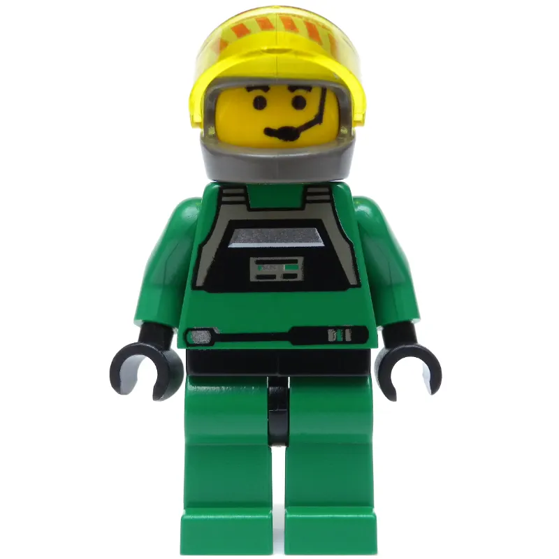 Rebel Pilot A-wing, Green Uniform, Yellow Skin