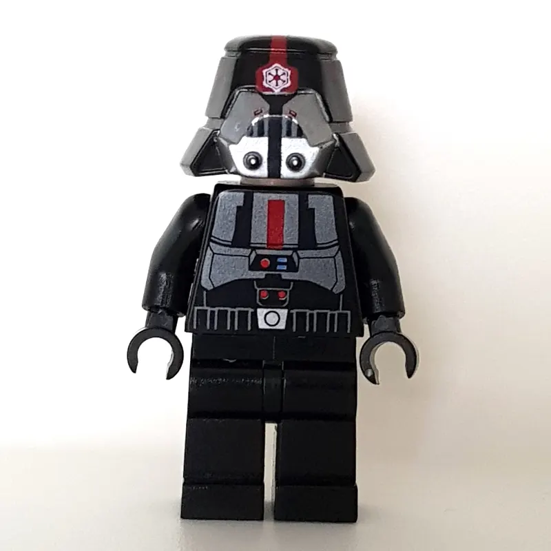 Sith Trooper, Black, Plain Legs