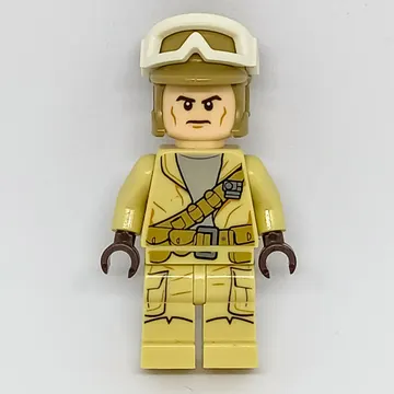 Rebel Trooper, Dark Tan Helmet and White Snow Goggles