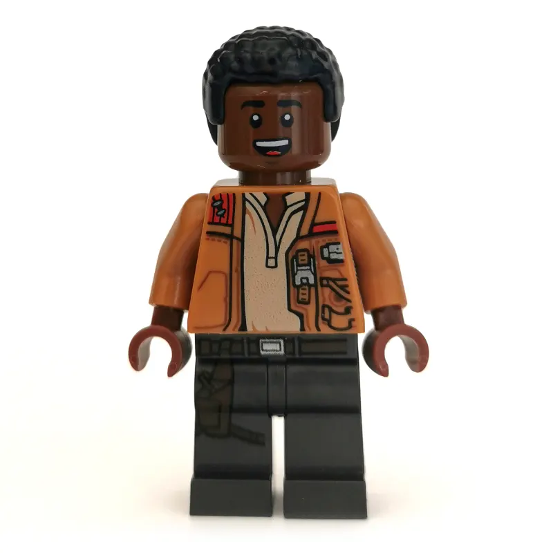 Finn, Tan Undershirt, Pearl Dark Gray Legs
