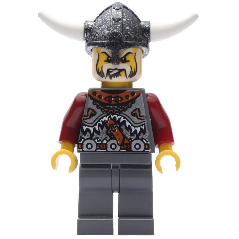 Viking Warrior - Armour, Dark Red Arms