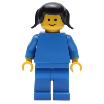Woman - Blue Torso, Blue Legs