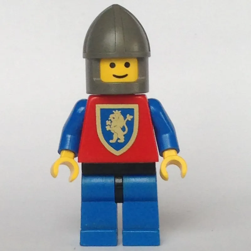 Knight (Crusader Lion) - Blue Legs, Chin-Guard