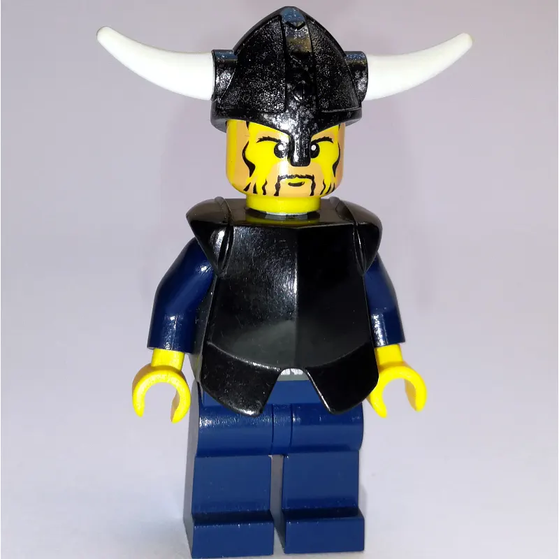 Viking Warrior - Black Breast Plate, Dark BLue Legs