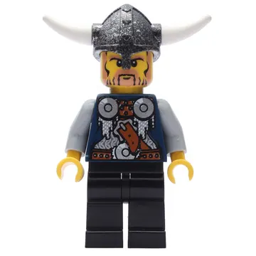 Viking Warrior - Armour, Sand Blue Arms, Black Legs