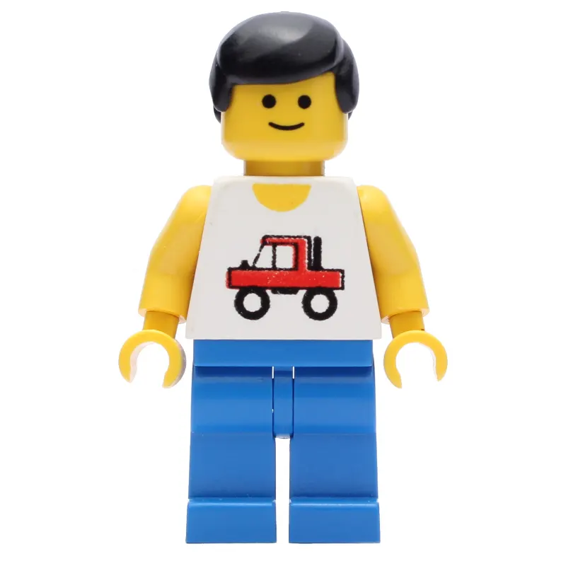 Man - With Shirt wit Truck, Blue Legs