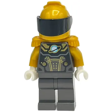 Astronaut, Pearl Titanium Spacesuit, Pearl Gold Epaulette and Helmet