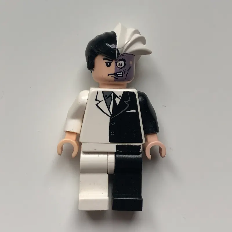 Two-Face in Black and White Outfit