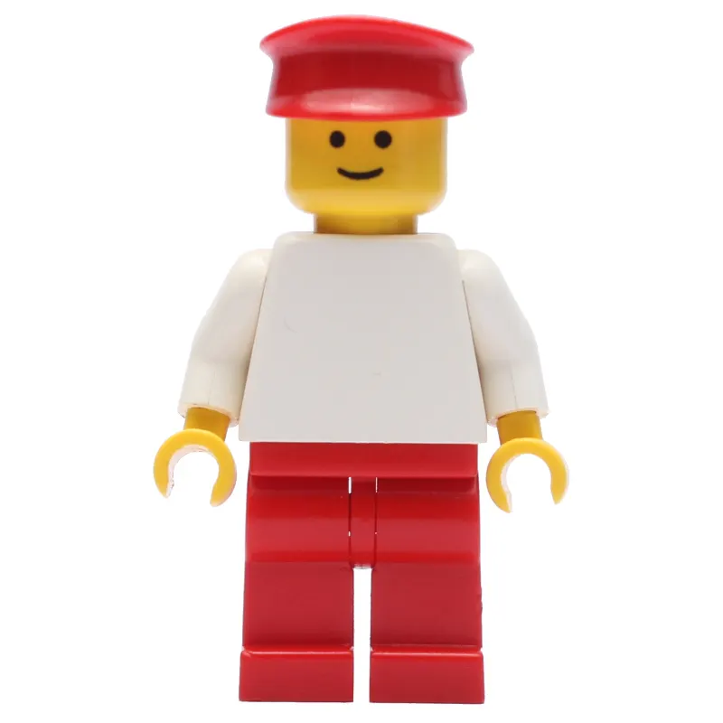 Man - White Torso, Red Legs, Red Hat