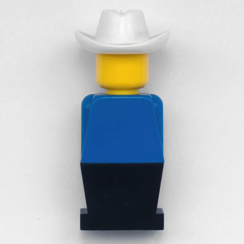 LEGOLAND Blue Torso, Black Legs, With Cowboy Head