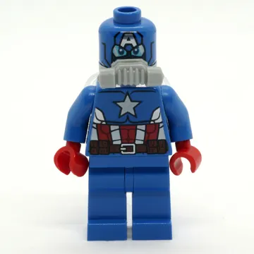 Captain America in Space Suit with Printed Mask