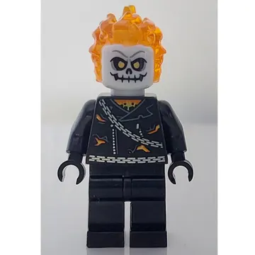 Ghost Rider, White Head, Torn Jacket