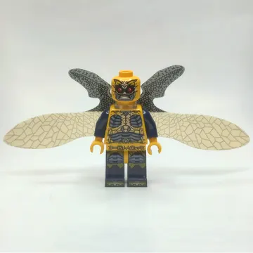 Parademon with Bright Light Orange Armor and Open Wings (DCEU)