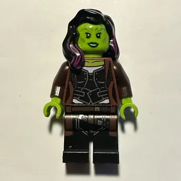 Gamora in Long Reddish Brown Coat