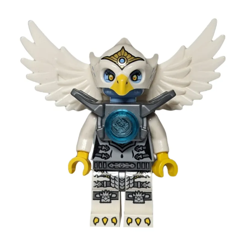 Eris in Silver Outfit with Flat Silver Shoulder Armor