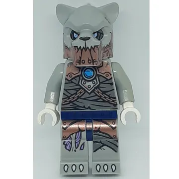Saber-Tooth Tiger Warrior with Copper Plates on Jaw