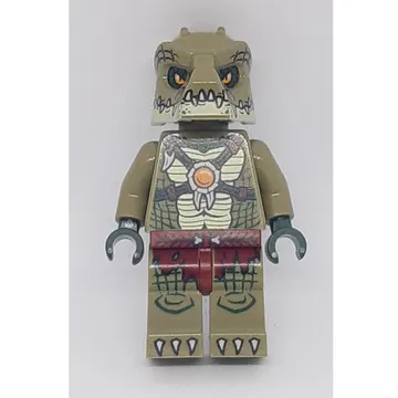 Crocodile Warrior with Tan Jaw