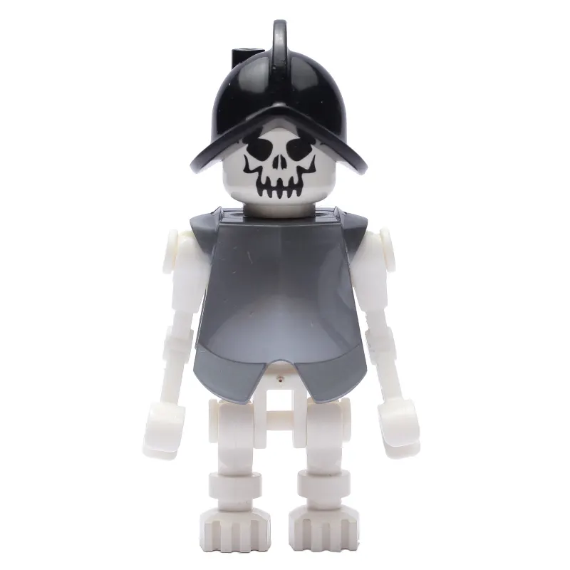 Skeleton, Evil Face, Armor and Helmet, Bent Arms