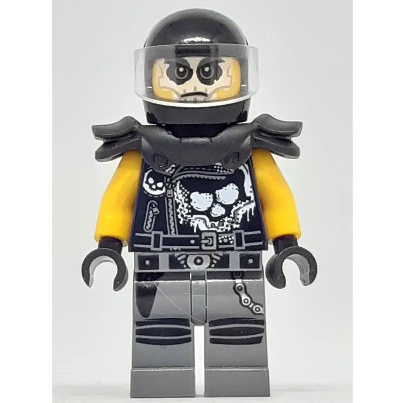 Chopper Maroon with Black Helmet and Shoulder Armor