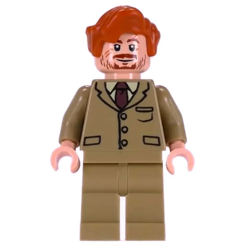 Remus Lupin, Dark Tan Suit, Dark Orange Hair