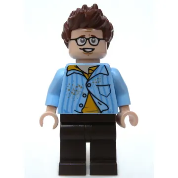 Louis Tully in Bright Light Blue Shirt