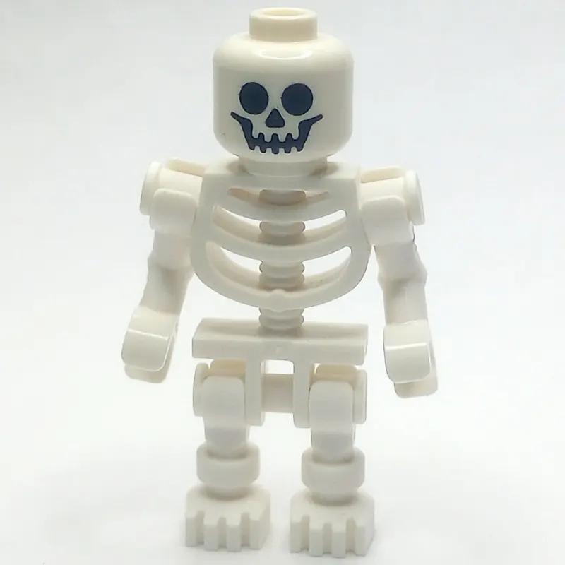 Skeleton, Standard Face, Bent Arms (60115 Torso)