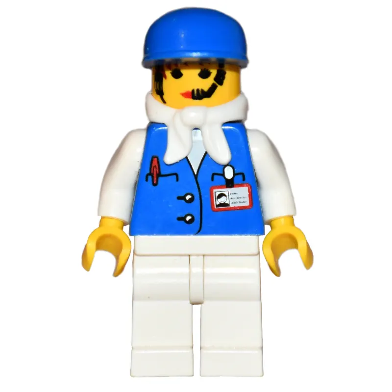Assistant - Female, White Bandanna, Blue Cap