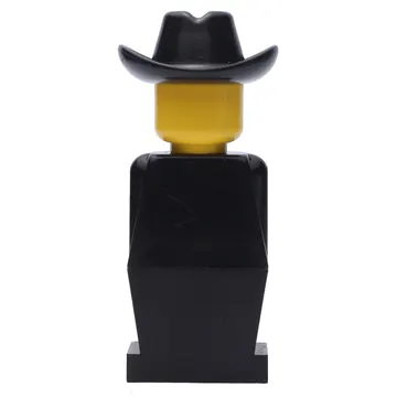 LEGOLAND Black Torso, Black Legs, Black Cowboy Hat