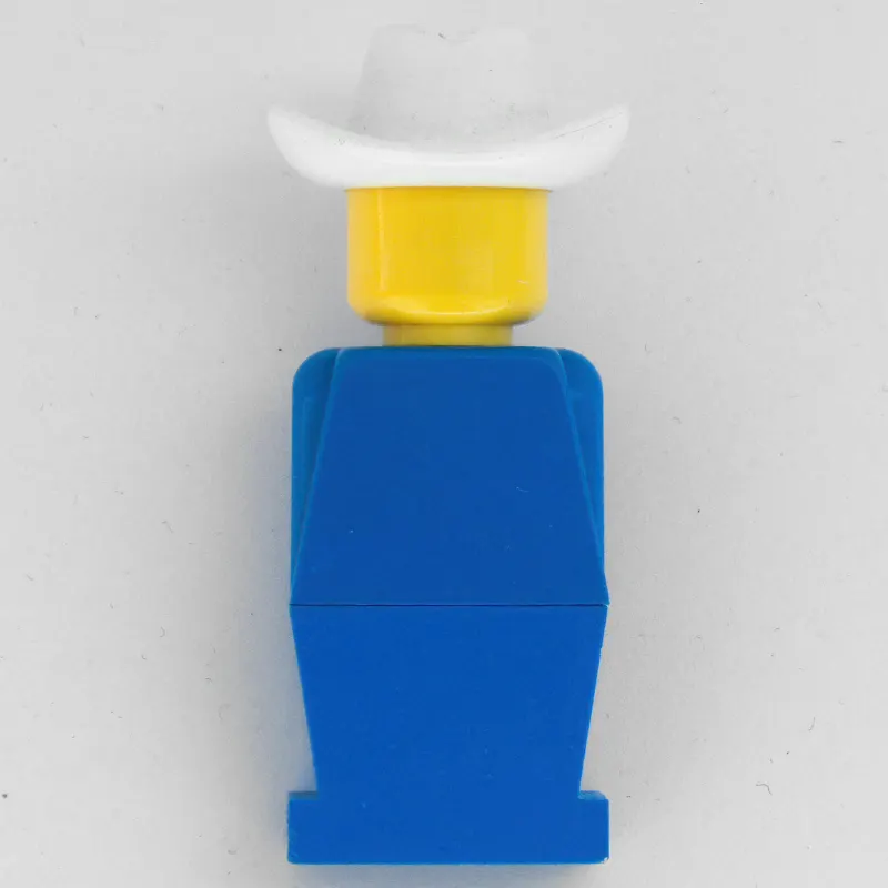 LEGOLAND Blue Torso, Blue Legs, White Cowboy Hat