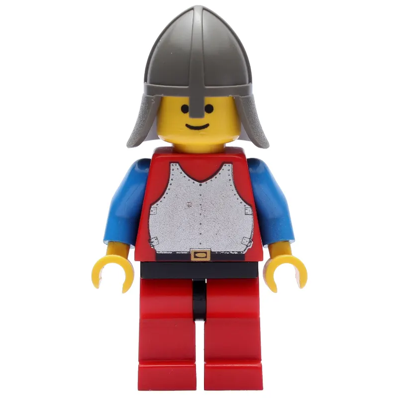 Knight (Breastplate on Red) - Red Legs, Neck-Protector