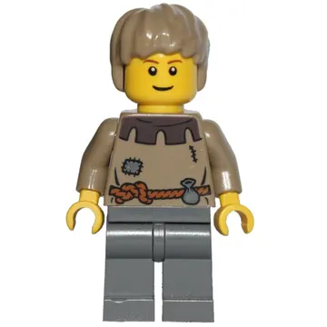 Peasant (Fantasy Era) - Dark Tan Hair