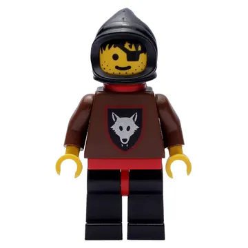 Fighter (Wolfpack) - Black Hood, Red Plastic Cape