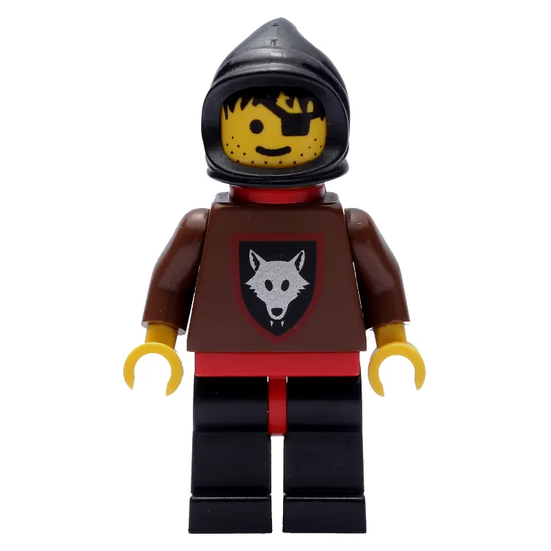 Fighter (Wolfpack) - Black Hood, Red Plastic Cape