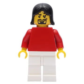 Man - Red Torso, White Legs