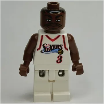 Allen Iverson, Philadelphia 76ers #3, White