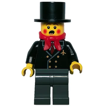Caroler, Man, Jacket with Plane