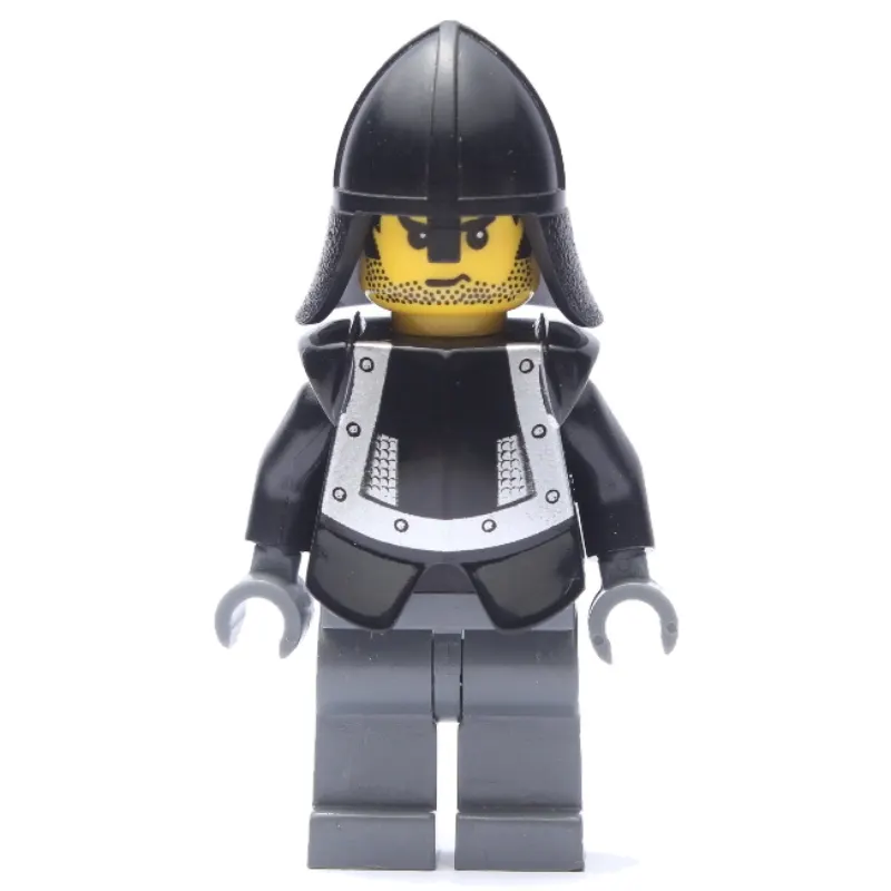 Knight (Knights Kingdom I) - Dark Bluish Gray Legs, Armor